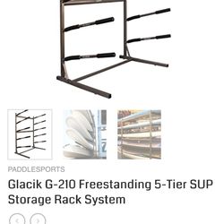 Glacik 5 Tier Paddleboard And Surfboard Rack