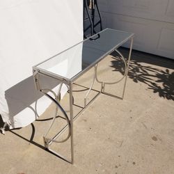 Console Table Or Entryway Table With Mirror Top