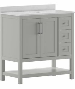 Bathroom vanity with sink