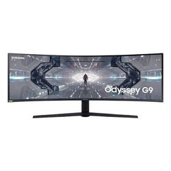 Samsung Odyssey G9 49-inch Curved 1440P Dual QHD 240Hz 1ms QLED Gaming Monitor with DisplayPort, HDMI, USB Hub