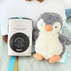 Canon PowerShot SD870 IS Digital ELPH / PC1249  8.0MP 3.8x Digital Camera Silver