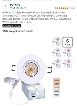 Led recessed gimbal Dow light
