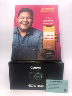 Canon EOS R6 V camera body for limited time only at Downey Camera