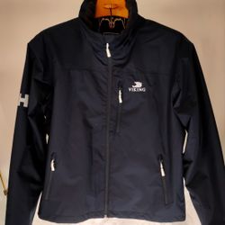 Helly Hansen Viking Softshell Jacket Men’s M Navy Full Zip Windbreaker Medium

