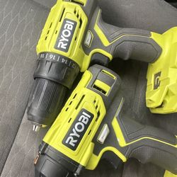 Ryobi Impact Drill Set