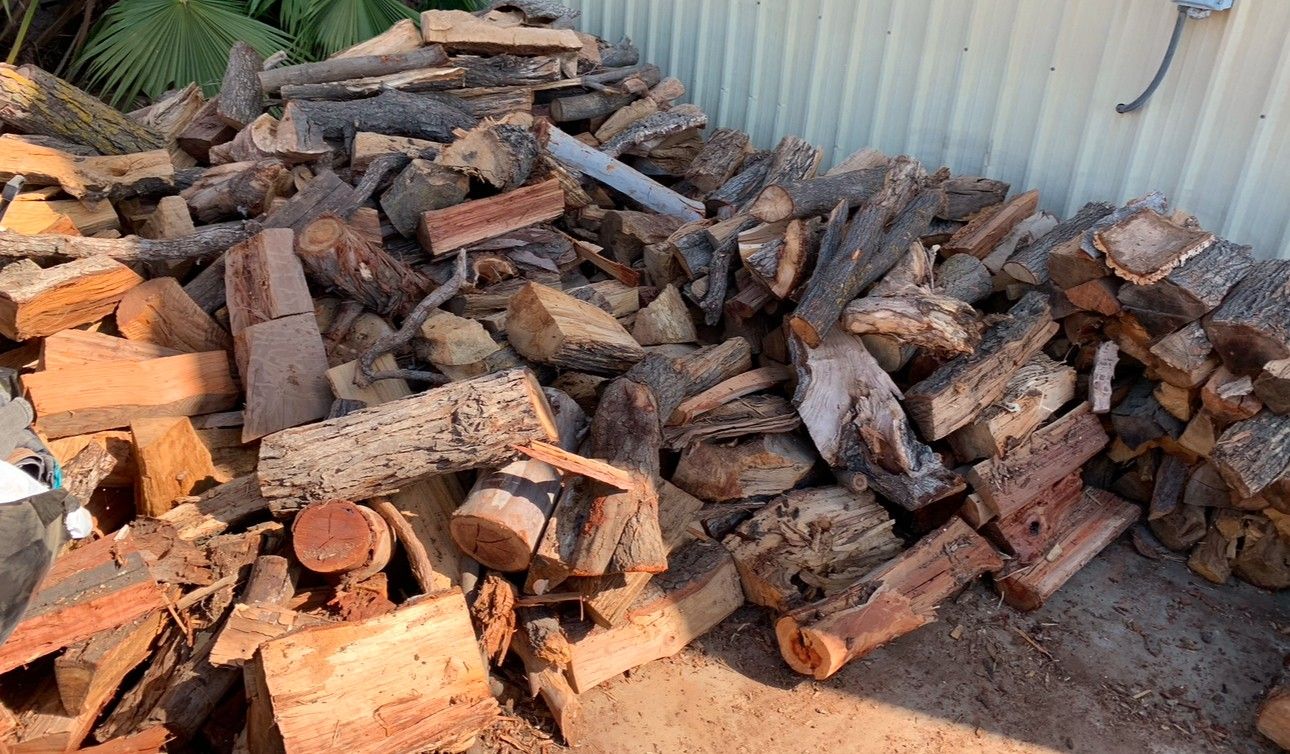 Dry Split Almond Mix Firewood!!!Ready Too Burn Seasoned Wood!!!