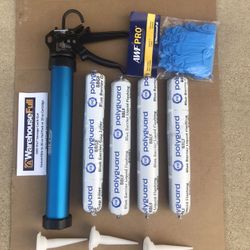 20 oz. Pro Sausage & Bulk Caulk Gun w/ 3 Replacement Tips &  4 Liquid Flashing Sausage Tubes