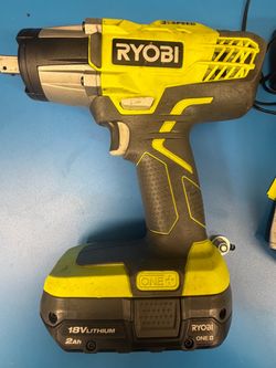 Ryobi 18V 1/2” Impact w/battery & charger