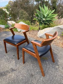 Mid Century Wood Chairs