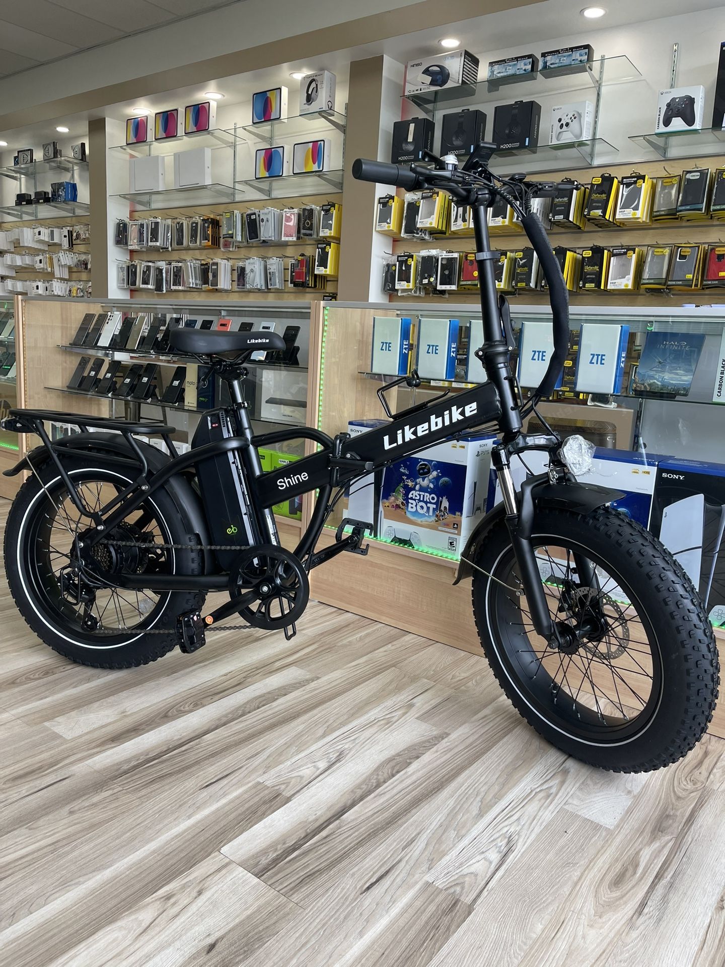 Brand New 20Mph LikeBike Shine Foldable E-bike! Own It Today! Easy Financing Options Available! Take It Home No Credit Needed!