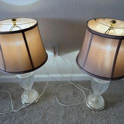 Pair of side lamps