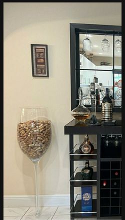 Champagne Glass Bar Decoration