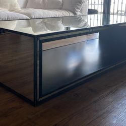 Restoration Hardware Strand Mirrored Coffee Table