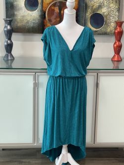 New Without Tags Mossimo High-Low Hem Teal Dress Size M