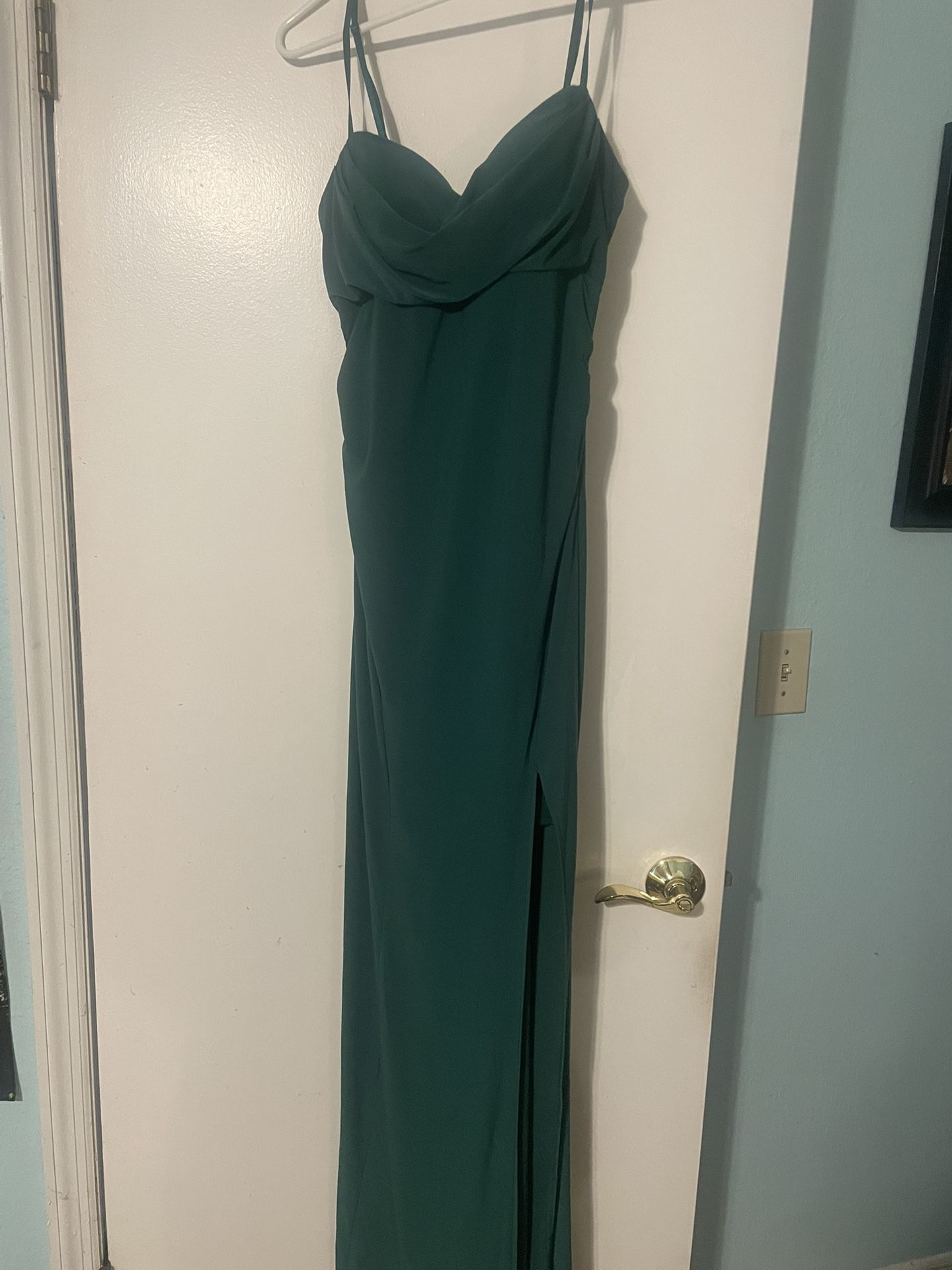 Hunter Green Maxi Dress