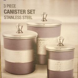Stainless Steel Canister Set 