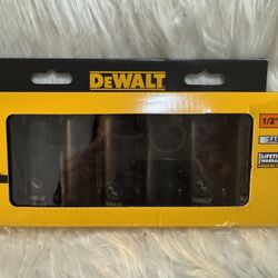 DeWALT DWMT81608 1/2 in. SAE Impact Socket Set, 7 pc.