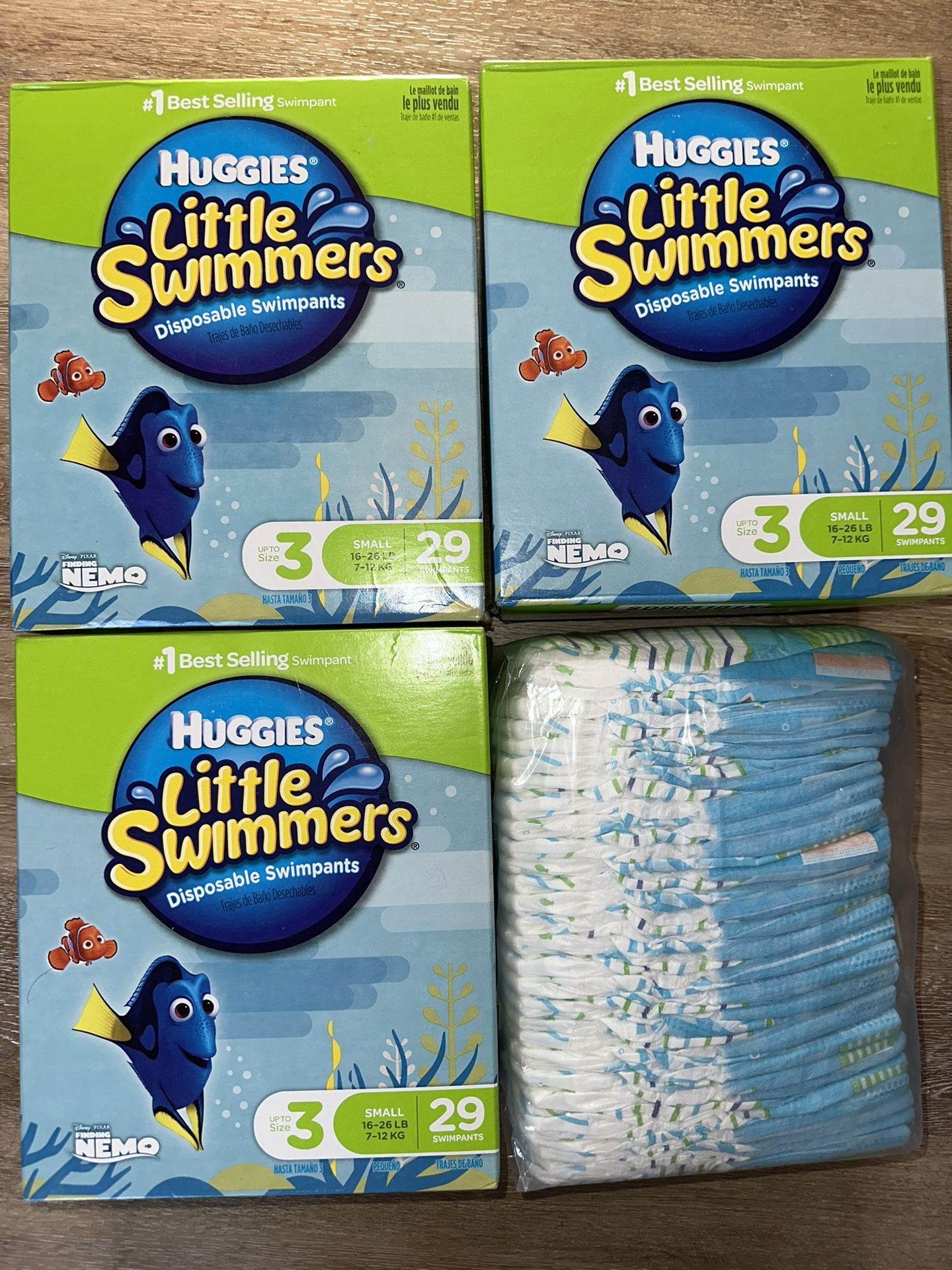 Huggies Little Swimmers Swim Diapers - Size Small (116 Total)