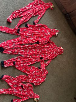 Matching reindeer Xmas Jammies