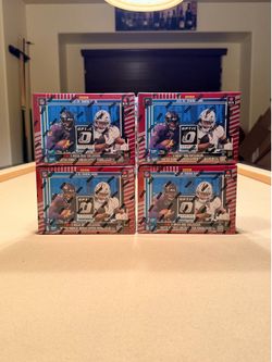 Panini NFL Optic Donruss Football Trading Card Mega Box 2025