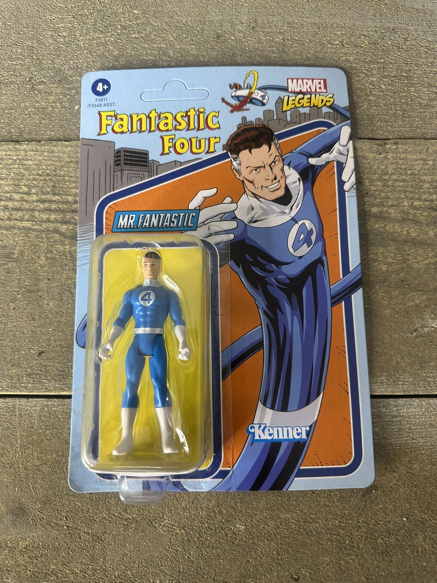 MARVEL Legends Retro Collection MR FANTASTIC Action Figure Kenner Toys UNPUNCHED