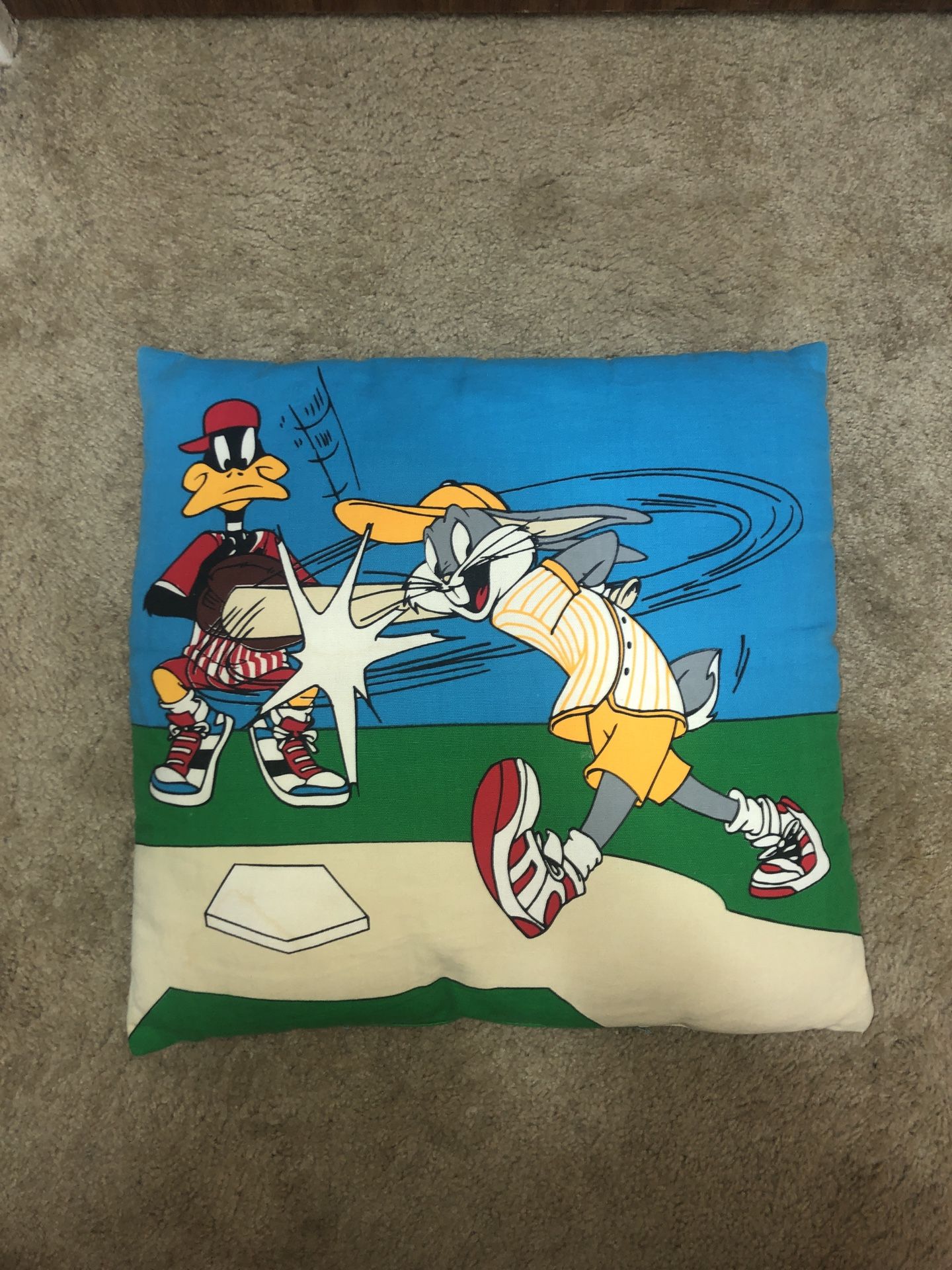 Vintage looney tunes pillow