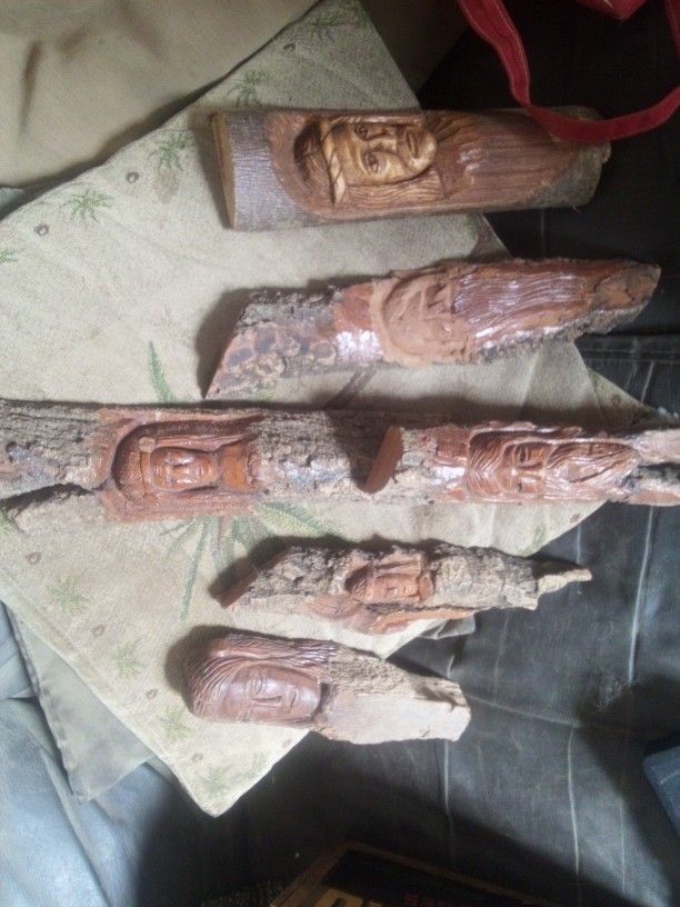 One Of a Kind Indian Hand Carved Only , $30each or $100 For Alll