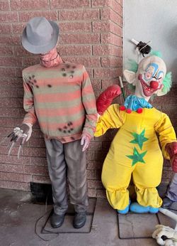 Halloween animatronic Freddy Krueger shorty the clown