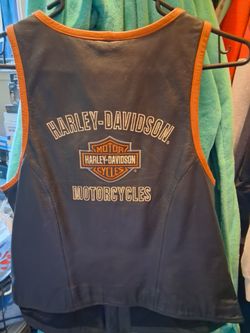 Genuine Leather Ladies Harley Davidson Tanktop