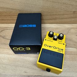BOSS OD-3 OverDrive Guitar Efects Pedal (Like New)
