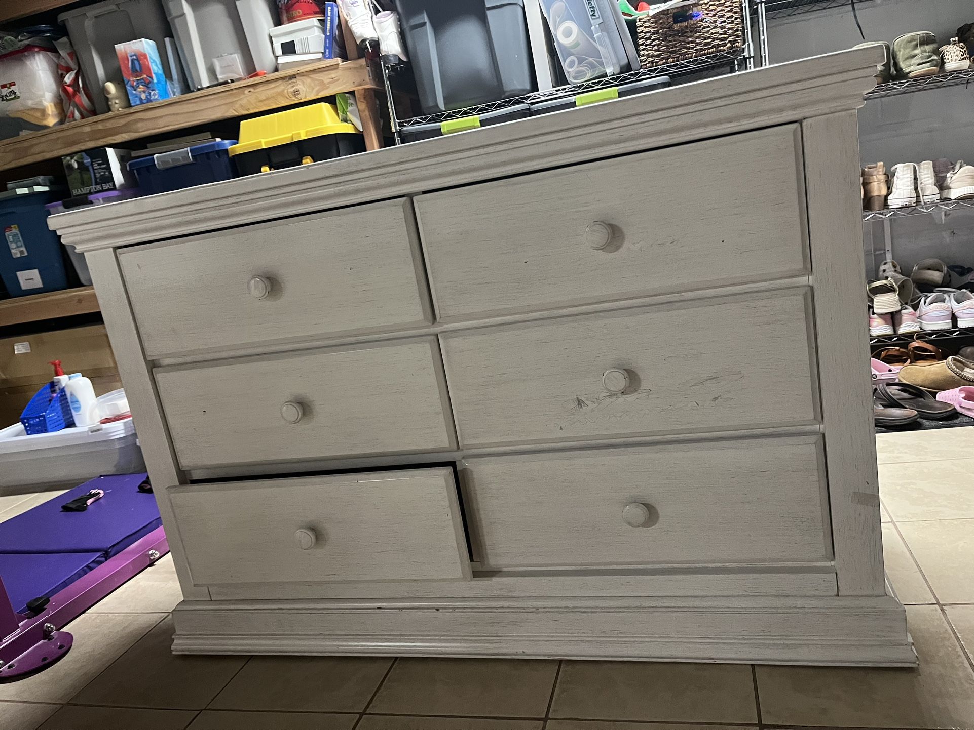 Pali -Modena Double Dresser Vintage White