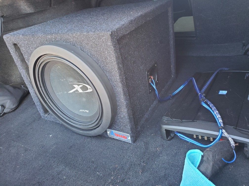 Alpine Type X 10" Sub and Amp