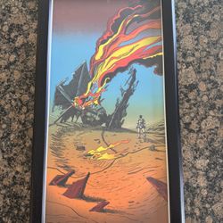 STAR WARS THE FORCE AWAKENS 12X24 IN SIGNED & NUMBERED BY TIM DOYLE # 344 OF 600