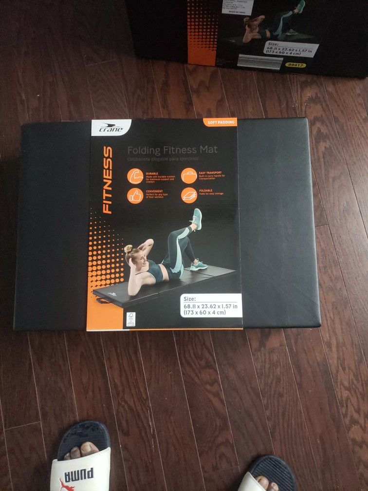 Folding Fitness Mat Very Nice To Exercise At Home