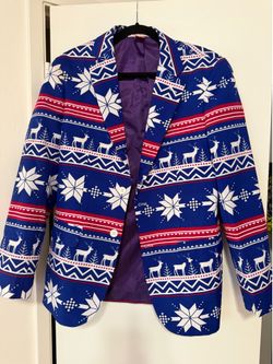 OppoSuits Christmas Holiday Blazer – Men’s US 38