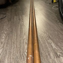 2 10ft Sticks Copper Pipe Pick Up Only Dtla