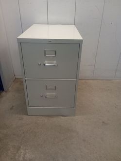 Metal file cabinet no key $ 60