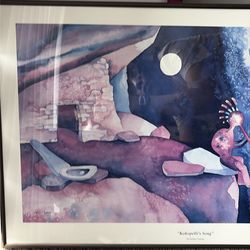 Framed wall art – “Kokopelli’s Song”