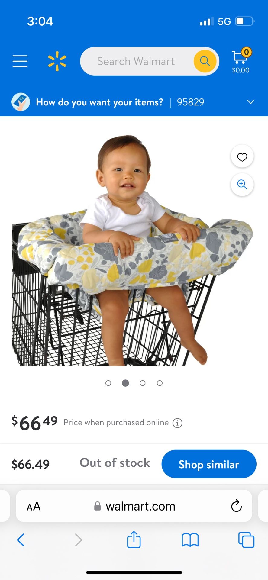 Balboa baby Shopping Cart Cover 