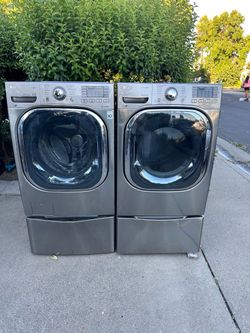 LG TwinWash Washer and Dryer Electric Set