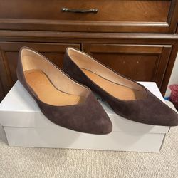 Corso Como Brown Suede Flats 7.5M