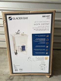 Glacier Bay 24in Laundry Utility Sink