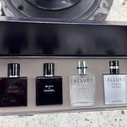 Chanel men's fragrance gift set