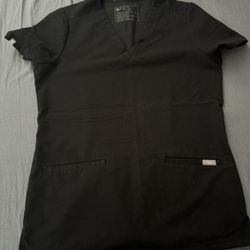 FIGS black scrub top 