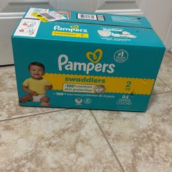 Pampers Size 2 - 84 Diapers $20