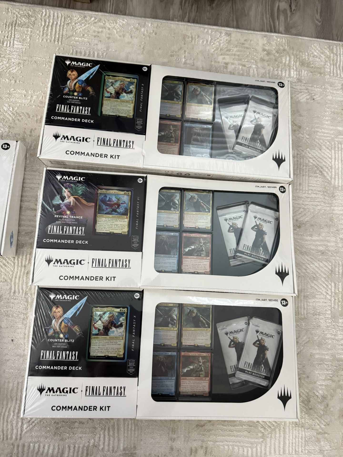 MTG Final Fantasy Commander Kits $90 Per 8 Available 