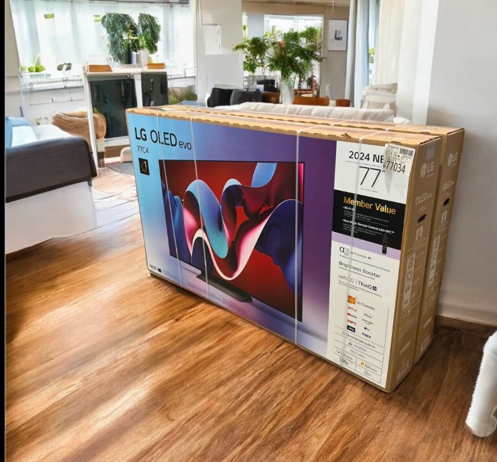 77 “ Lg Smart 4K Evo Oled HDR 144HZ TV C4
