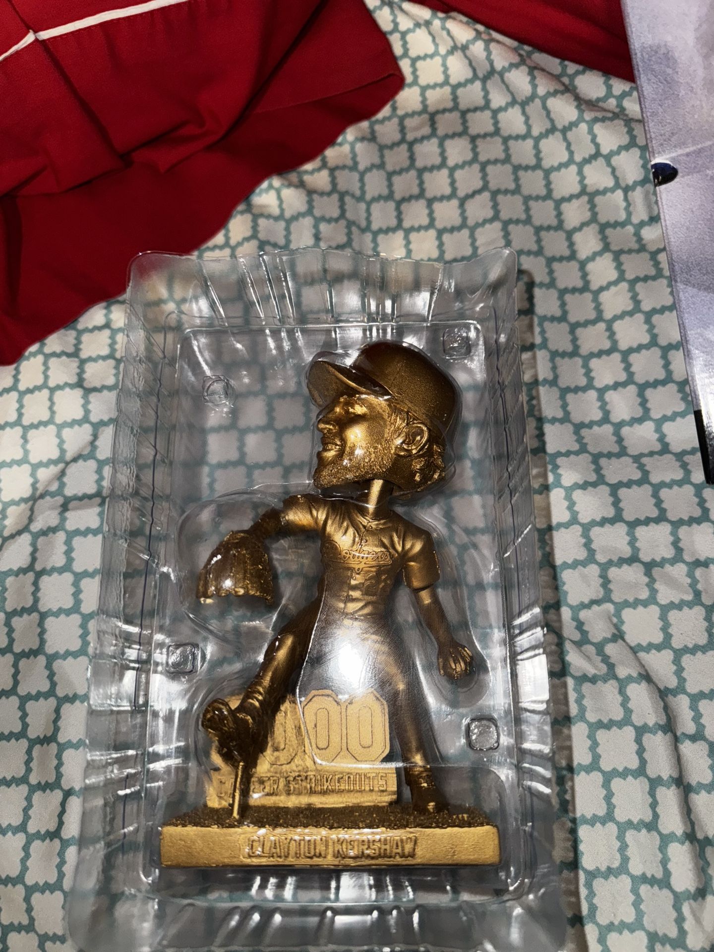 Clayton Kershaw 3k Strike Out Bobble Head 