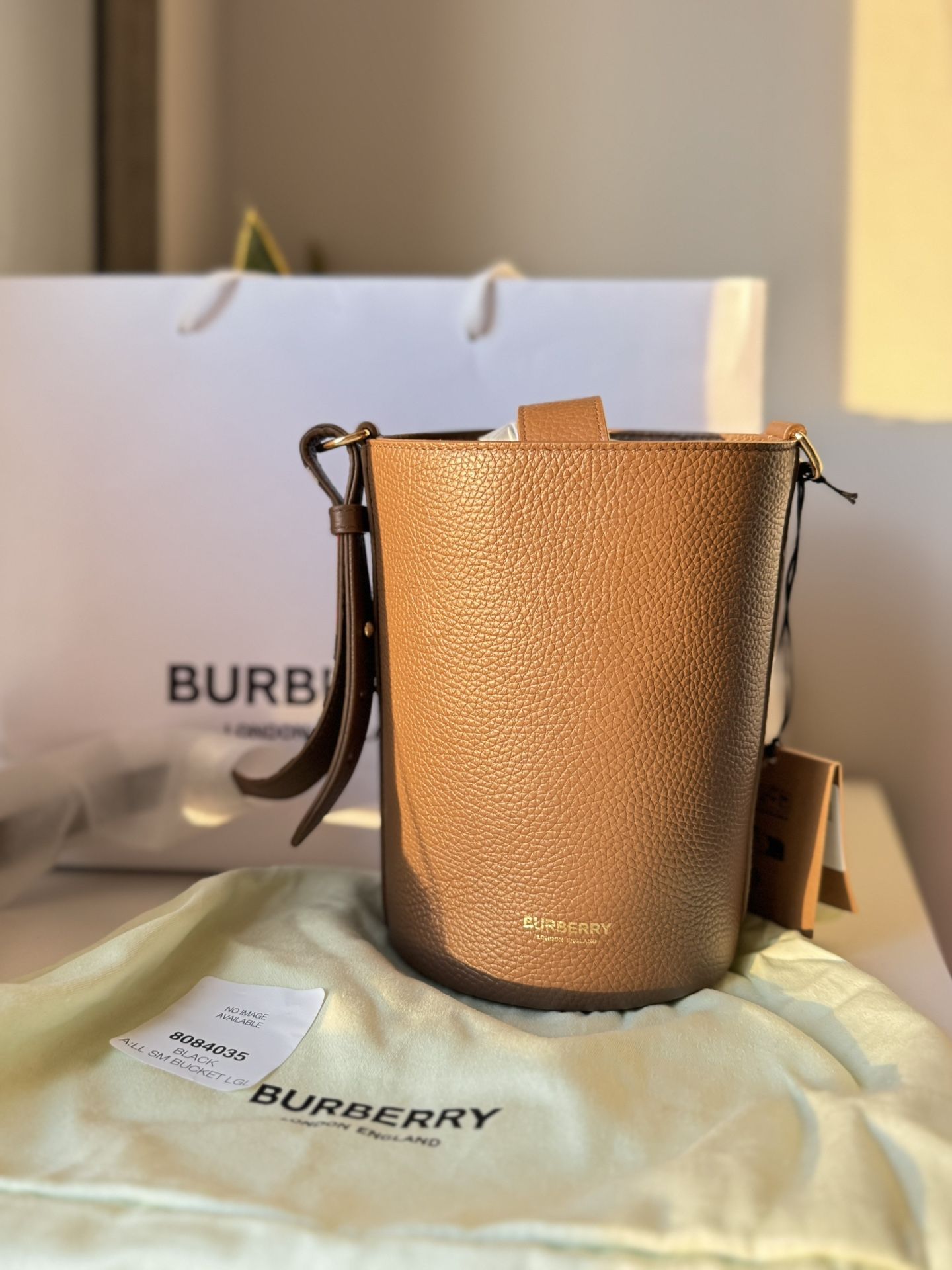 Burberry bucket bag Brown Leather