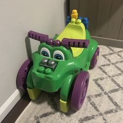 Mega blocks car with blocks